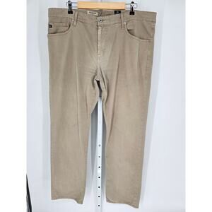Adriano Goldschmied Men's Tan The Protege Straight Leg Pants Size 40 X 34